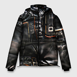 Куртка зимняя мужская Стиль терминатора, цвет: 3D-черный
