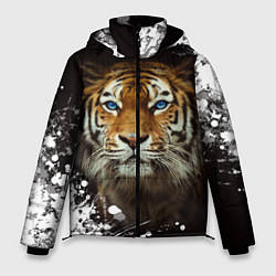 Куртка зимняя мужская Год тигра2022, цвет: 3D-красный