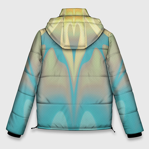 Мужская зимняя куртка Летнее солнце Абстракция 541-251-w1 Дополнение / 3D-Черный – фото 2