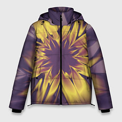 Мужская зимняя куртка Цветок заката Абстракция 535-332-32-63