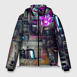 Куртка зимняя мужская Инженерия, цвет: 3D-черный
