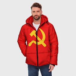 Куртка зимняя мужская Красный Советский союз, цвет: 3D-черный — фото 2