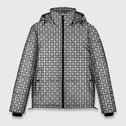 Куртка зимняя мужская Коллекция Journey Клетка 2 119-9-7-f1 Дополнение к, цвет: 3D-черный