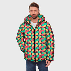 Куртка зимняя мужская Презервативы, цвет: 3D-светло-серый — фото 2