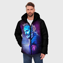 Куртка зимняя мужская Slipknot - Corey Taylor - TGC, цвет: 3D-черный — фото 2