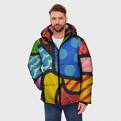 Куртка зимняя мужская В стиле ромеро бритто, цвет: 3D-светло-серый — фото 2