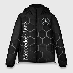 Мужская зимняя куртка Mercedes-Benz black соты