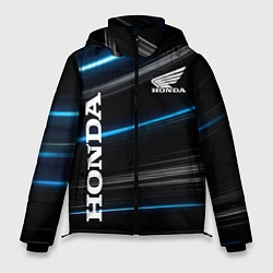 Куртка зимняя мужская Honda Хонда, цвет: 3D-черный