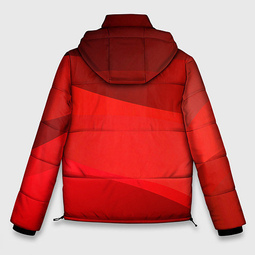 Мужская зимняя куртка Honda - Red / 3D-Красный – фото 2