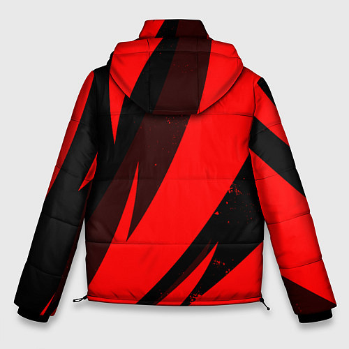 Мужская зимняя куртка HONDA RED ХОНДА КРАСНЫЙ / 3D-Черный – фото 2