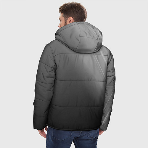 Мужская зимняя куртка Ниссан / 3D-Светло-серый – фото 4