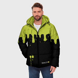 Куртка зимняя мужская Smiley Смайл Брызги, цвет: 3D-черный — фото 2