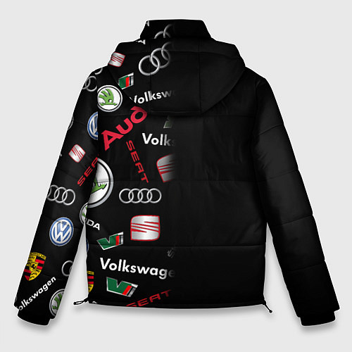 Мужская зимняя куртка Volkswagen Group Half Pattern / 3D-Черный – фото 2