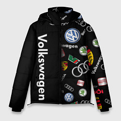 Куртка зимняя мужская Volkswagen Group Half Pattern, цвет: 3D-светло-серый