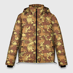 Куртка зимняя мужская Творческий камуфляж в военном стиле, цвет: 3D-красный