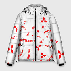 Куртка зимняя мужская Mitsubishi ASX, цвет: 3D-красный