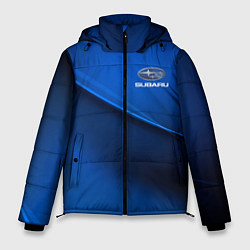 Куртка зимняя мужская Subaru sport, цвет: 3D-красный