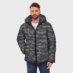 Куртка зимняя мужская Тёмно-Серый Камуфляж Рыбака, цвет: 3D-светло-серый — фото 2