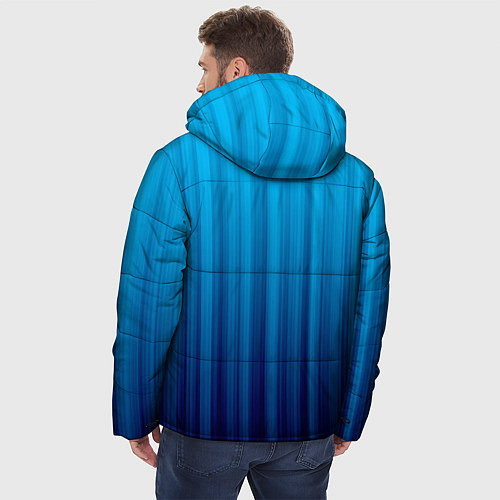 Мужская зимняя куртка DAEWOO спорт / 3D-Светло-серый – фото 4