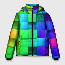 Куртка зимняя мужская Color geometrics pattern Vanguard, цвет: 3D-красный