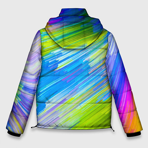 Мужская зимняя куртка Color vanguard pattern Raster / 3D-Светло-серый – фото 2