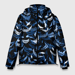 Куртка зимняя мужская Drain monsters, цвет: 3D-черный