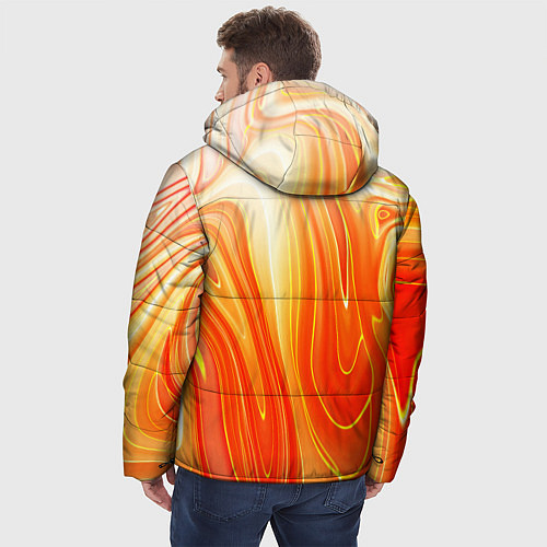 Мужская зимняя куртка Карамельная нуга Гранж / 3D-Светло-серый – фото 4