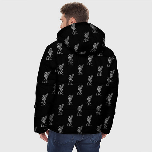Мужская зимняя куртка Ливерпуль арт / 3D-Светло-серый – фото 4