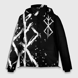 Куртка зимняя мужская КЛЕЙМО ЖЕРТВЫ - БЕРСЕРК, цвет: 3D-черный