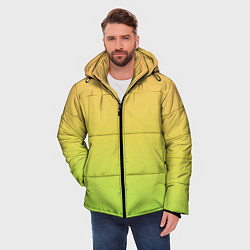 Куртка зимняя мужская GRADIEND YELLOW-GREEN, цвет: 3D-черный — фото 2