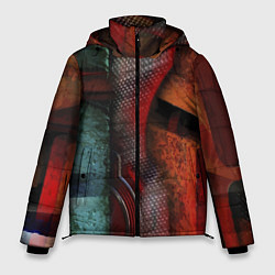 Мужская зимняя куртка Урбанистический паттерн Urban pattern