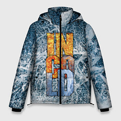 Куртка зимняя мужская IN COLD logo with ice, цвет: 3D-красный