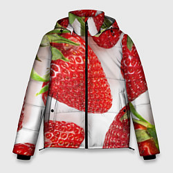 Куртка зимняя мужская Strawberries, цвет: 3D-светло-серый