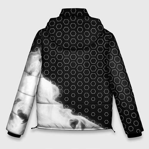 Мужская зимняя куртка INTER Football Пламя / 3D-Черный – фото 2