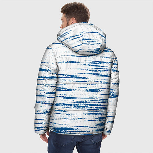 Мужская зимняя куртка Psg маленькое лого / 3D-Светло-серый – фото 4