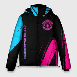 Мужская зимняя куртка Manchester United Neon Gradient