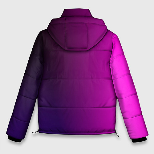 Мужская зимняя куртка VIOLET gradient / 3D-Черный – фото 2