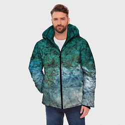 Куртка зимняя мужская Морской берег, цвет: 3D-черный — фото 2