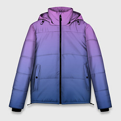 Куртка зимняя мужская PINK-BLUE GRADIENT ГРАДИЕНТ, цвет: 3D-черный