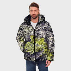 Куртка зимняя мужская Каменная Стена С Мхом, цвет: 3D-светло-серый — фото 2
