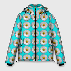 Куртка зимняя мужская CHAMOMILE FLOWERS, цвет: 3D-светло-серый