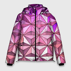 Куртка зимняя мужская Треугольная стена, цвет: 3D-черный