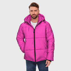 Куртка зимняя мужская Яркий розовый из фильма Барби, цвет: 3D-светло-серый — фото 2