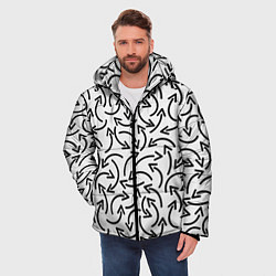 Куртка зимняя мужская Закругленные Стрелки, цвет: 3D-светло-серый — фото 2