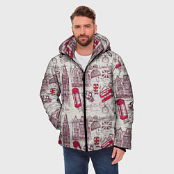 Куртка зимняя мужская OLD LONDON, цвет: 3D-красный — фото 2