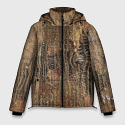 Куртка зимняя мужская Хайповая грязная рванина, цвет: 3D-красный