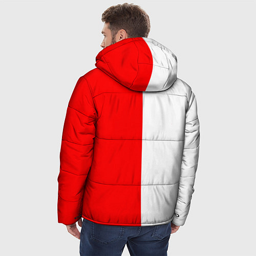 Мужская зимняя куртка COVID - ВИРУС / 3D-Светло-серый – фото 4