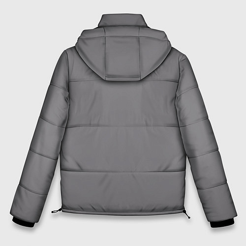 Мужская зимняя куртка Сердце у сердца / 3D-Черный – фото 2