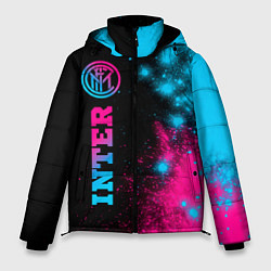 Куртка зимняя мужская Inter - neon gradient: по-вертикали, цвет: 3D-черный