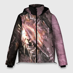 Куртка зимняя мужская Берсерк Гатс В Доспехах Извергает Огонь, цвет: 3D-светло-серый